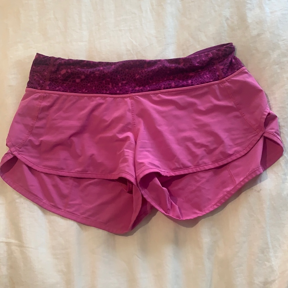 Pink Lululemon Shorts